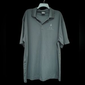EUC Nike Golf Men's Charcoal Dri-Fit Polo (Johnnie Walker) Size XXL